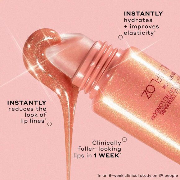 New/Sealed, Pout Preserve Peptide Glimmer Lip Treatment Strawberry Sorbet Glimmr - Picture 2 of 10